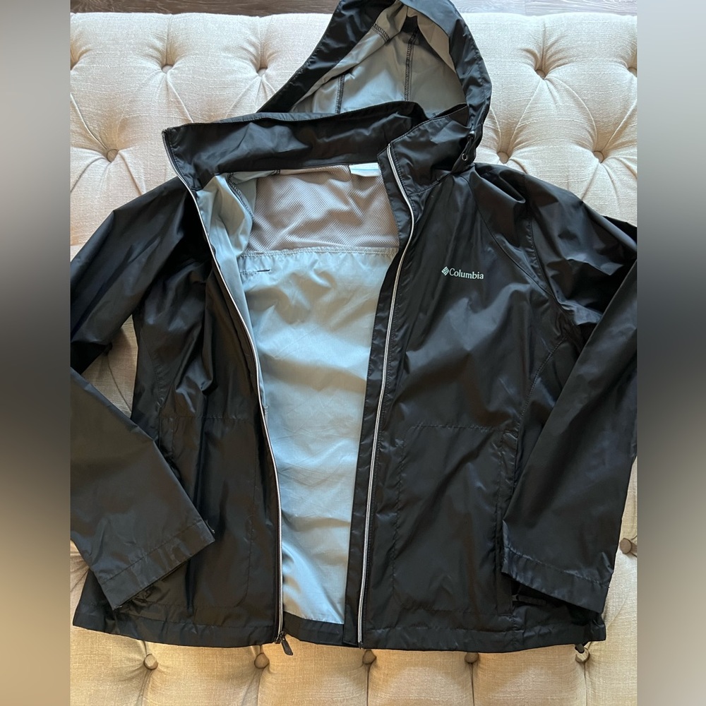 Columbia Black Rain Jacket